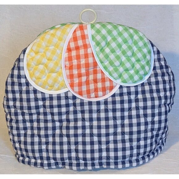 Retro Quilted Toaster Covers Appliance 70s Fabric Grandma Core Set Of 4 Vtg Cute - Picture 3 of 14